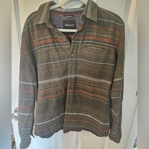 Marmot Men's Multicolor Striped Shirt Jacket